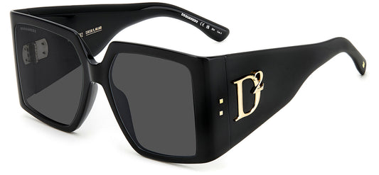 DSQUARED2 0096/S Sunglasses - Black / Grey