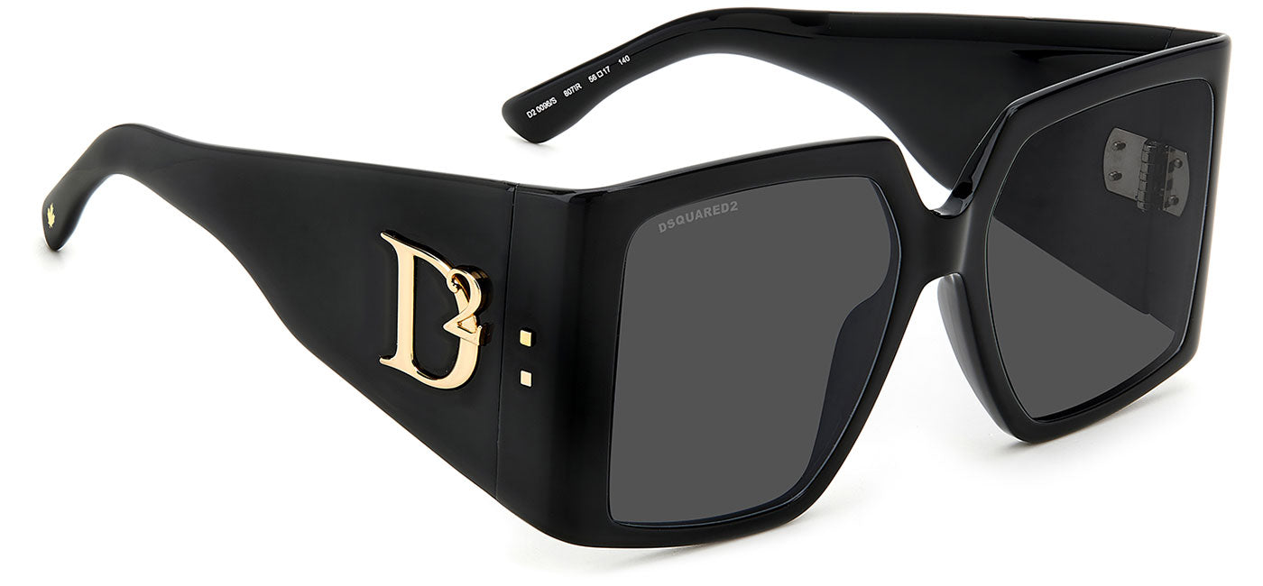DSQUARED2 0096/S Sunglasses - Black / Grey