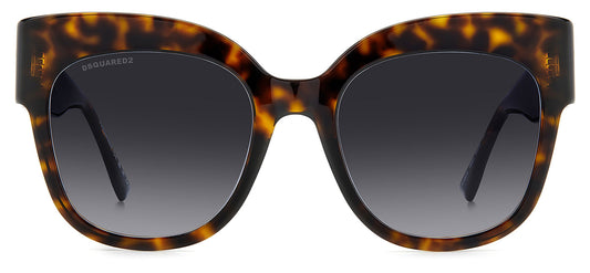 DSQUARED2 0097/S Sunglasses - Havana / Dark Grey Gradient