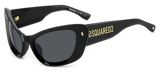 DSQUARED2 0118/S Sunglasses - Black / Grey