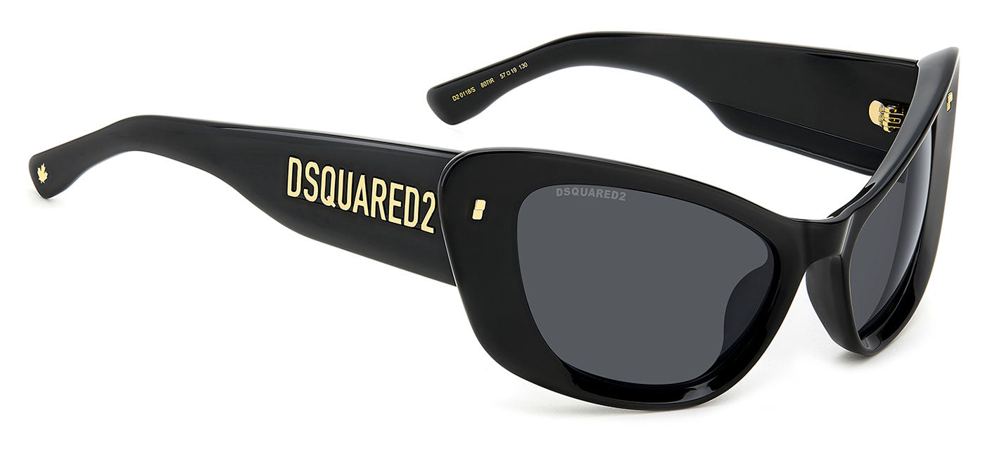 DSQUARED2 0118/S Sunglasses - Black / Grey