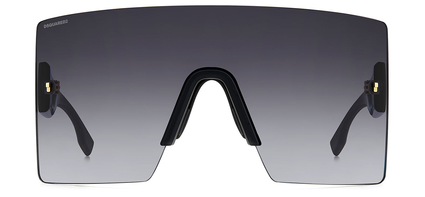 DSQUARED2 0126/S Sunglasses - Black / Dark Grey Gradient
