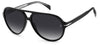 David Beckham DB1091/S Sunglasses - Black / Dark Grey Gradient