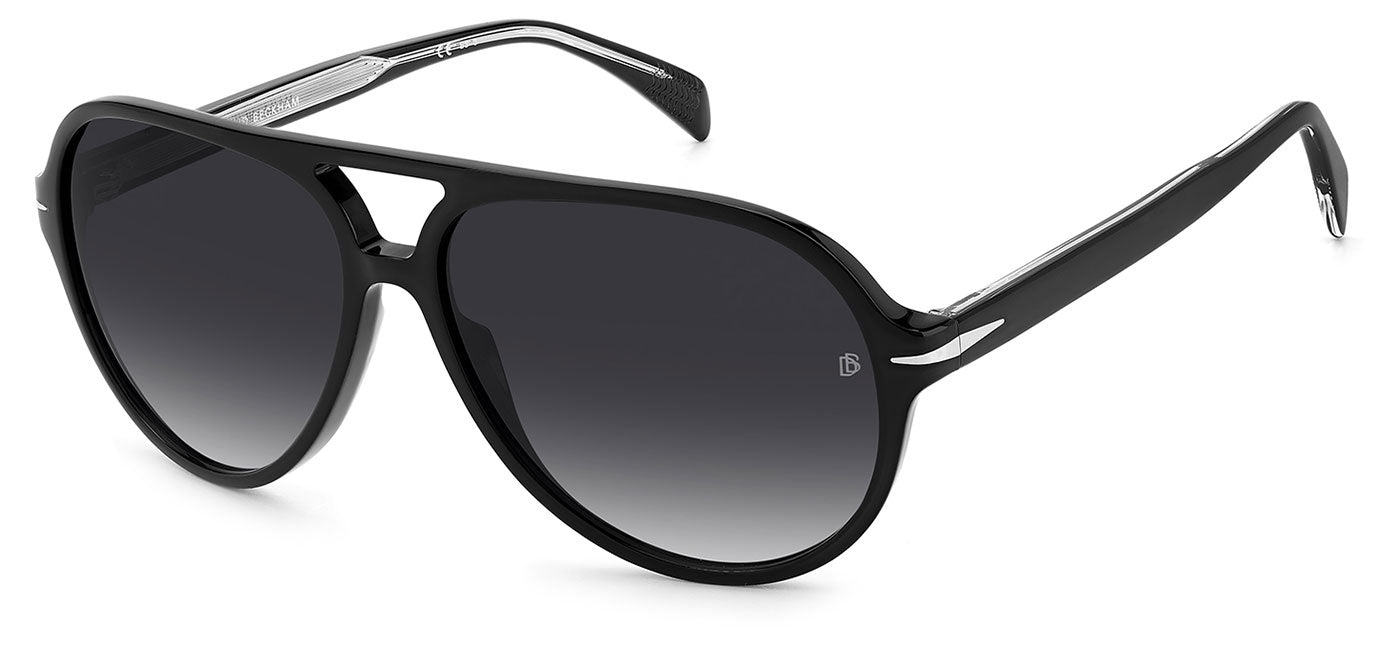 David Beckham DB1091/S Sunglasses - Black / Dark Grey Gradient