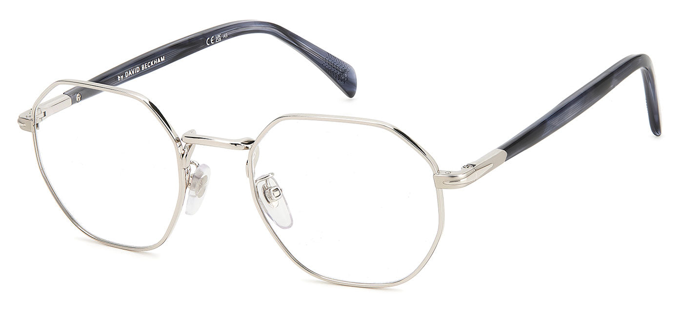 David Beckham DB1133 Glasses - Striped Blue Palladium