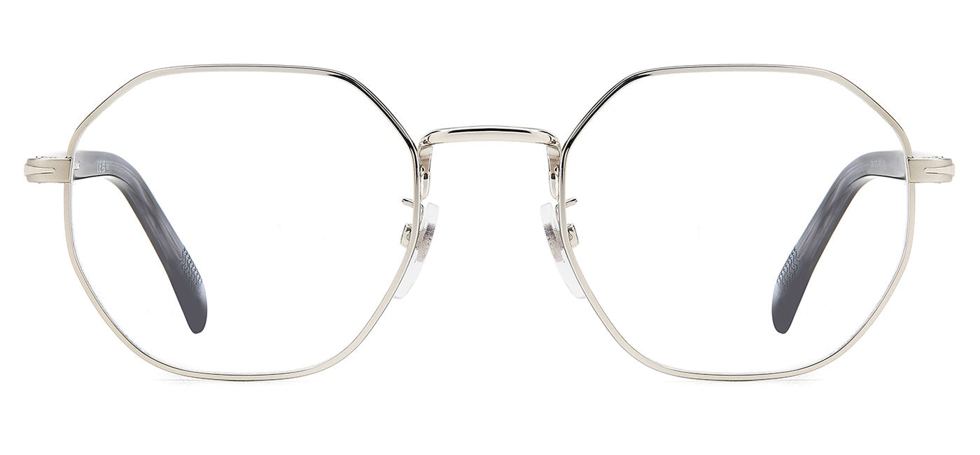 David Beckham DB1133 Glasses - Striped Blue Palladium