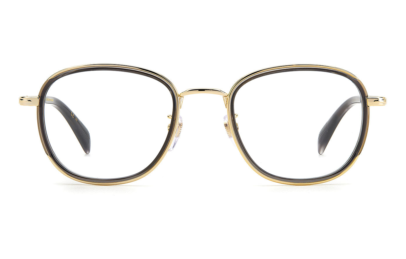 David Beckham DB7075/G Glasses - Gold & Grey