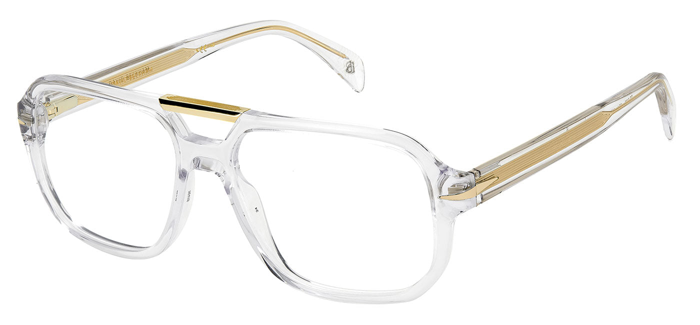 David Beckham DB7108 Glasses - Crystal Gold