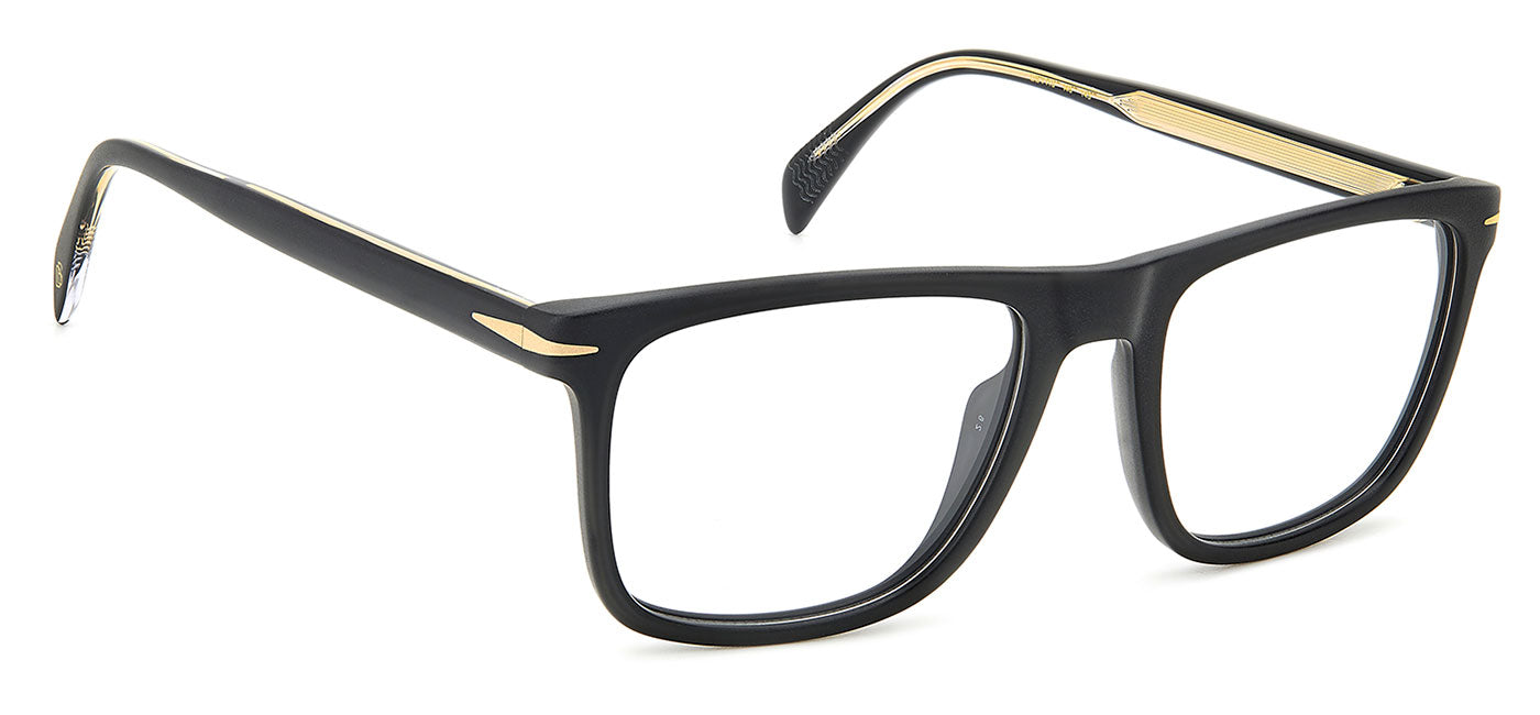 David Beckham DB7115 Glasses - Matt Black and Gold