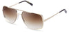 DITA Midnight Special Sunglasses - 12K Gold / Brown to Clear Gradient