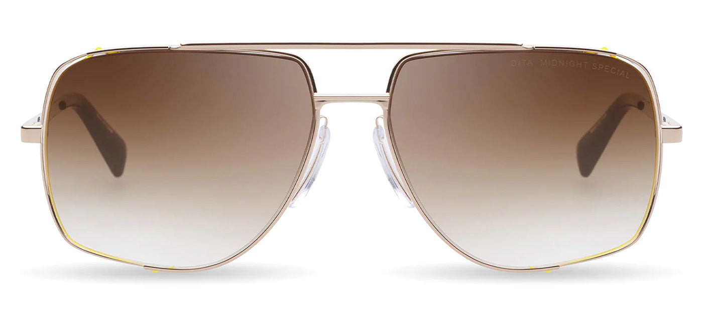 DITA Midnight Special Sunglasses - 12K Gold / Brown to Clear Gradient