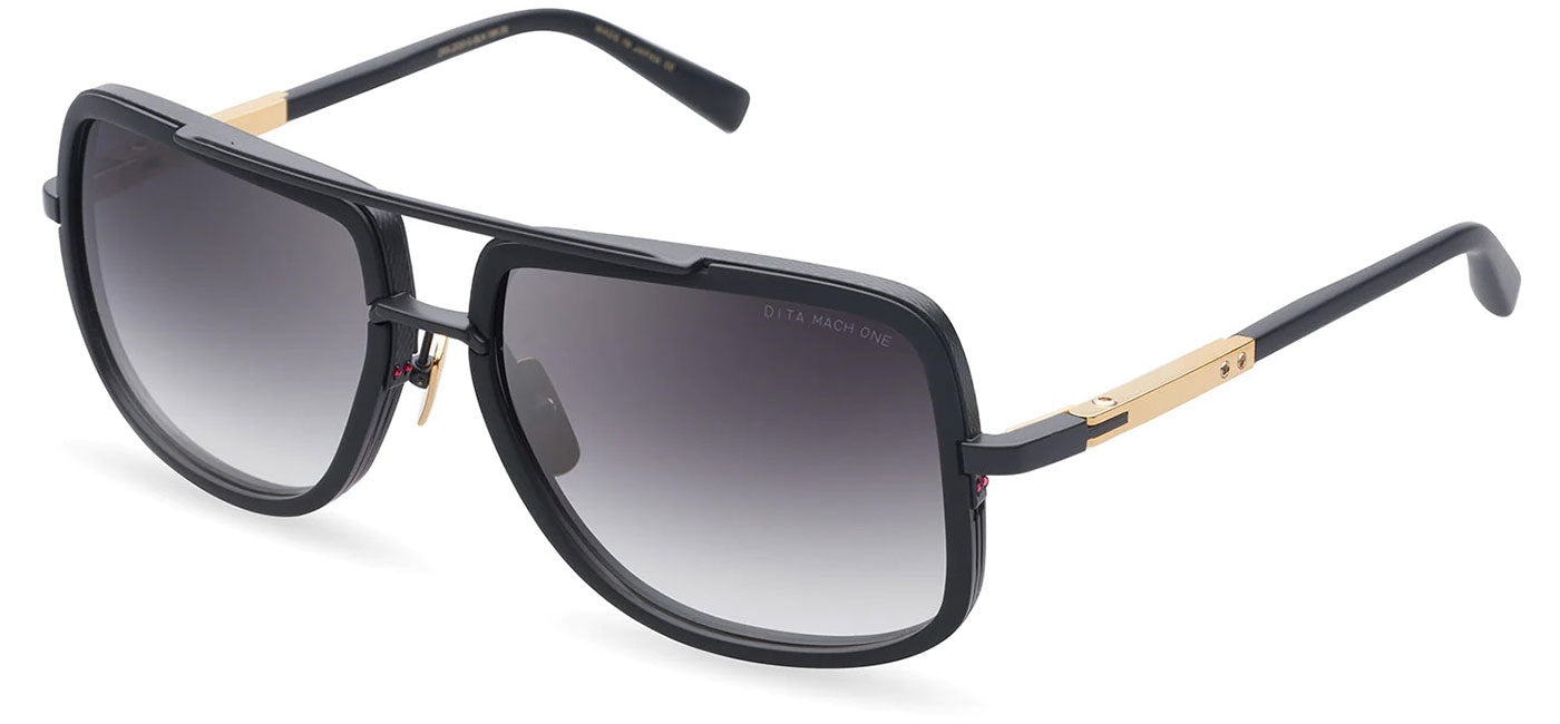 DITA Mach-One Sunglasses - Matte Black / Grey to Clear Gradient
