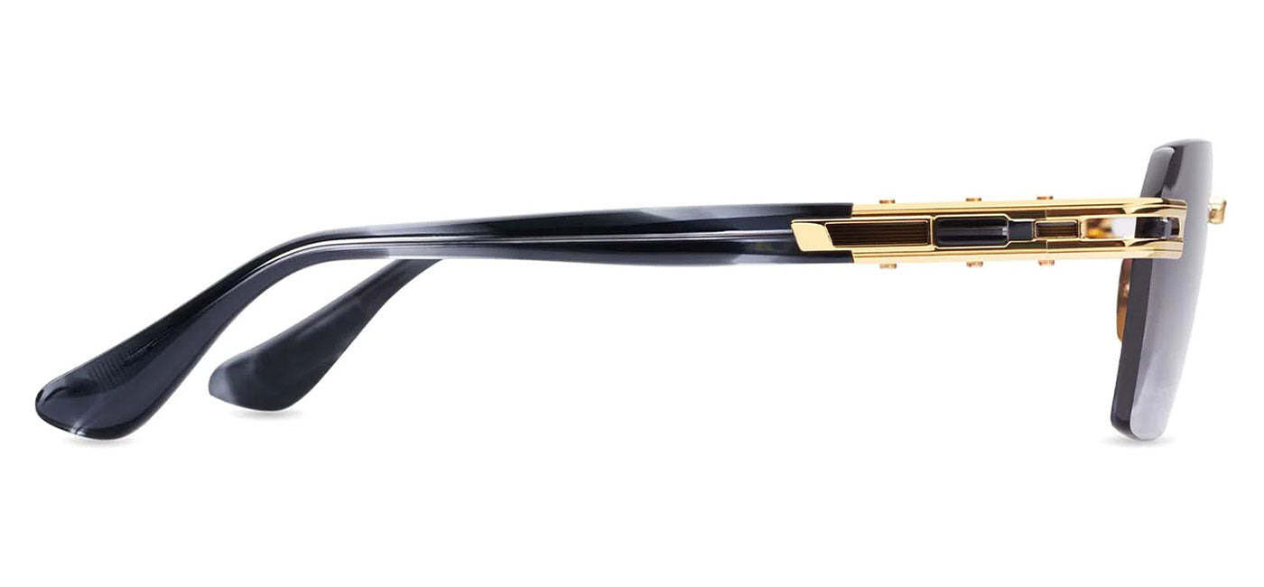DITA Meta-Evo One Sunglasses - Yellow Gold and Ink Swirl / Grey to Clear Gradient