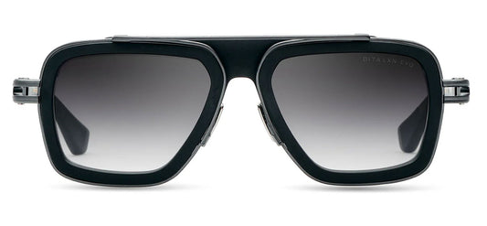 DITA LXN-EVO Sunglasses - Matte Black and Black Iron / Dark Grey to Clear Gradient