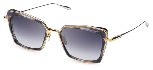 DITA Perplexer Sunglasses - Black Haze and Yellow Gold / Dark Grey to Clear Gradient