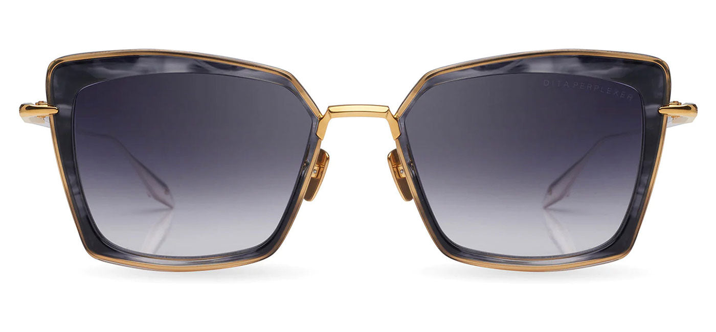 DITA Perplexer Sunglasses - Black Haze and Yellow Gold / Dark Grey to Clear Gradient