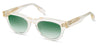 DITA Radihacker Sunglasses - Vintage Clear / Green Gradient
