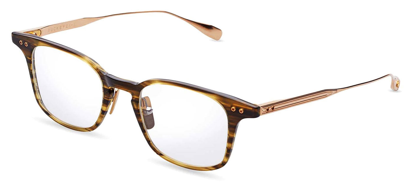 DITA Buckeye (+) Glasses - Timber Brown and White Gold