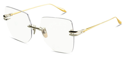 DITA Embra Glasses - Silver and White Gold