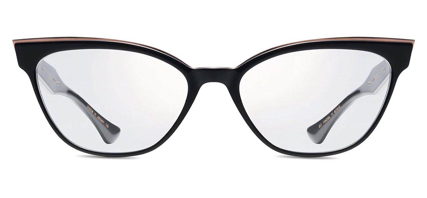 DITA Ficta Glasses - Black and Rose Gold