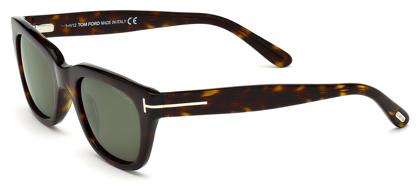 Tom Ford FT0237 Snowdon Sunglasses - Dark Havana / Green