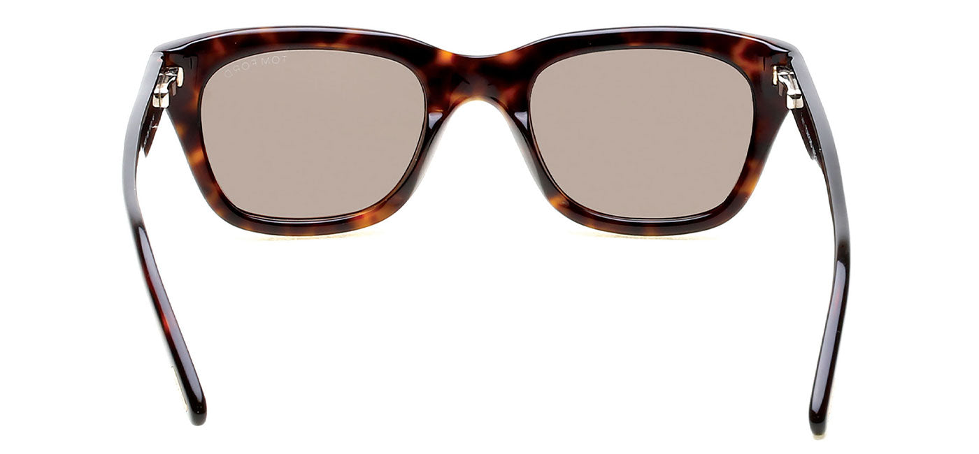 Tom Ford FT0237 Snowdon Sunglasses - Dark Havana / Green
