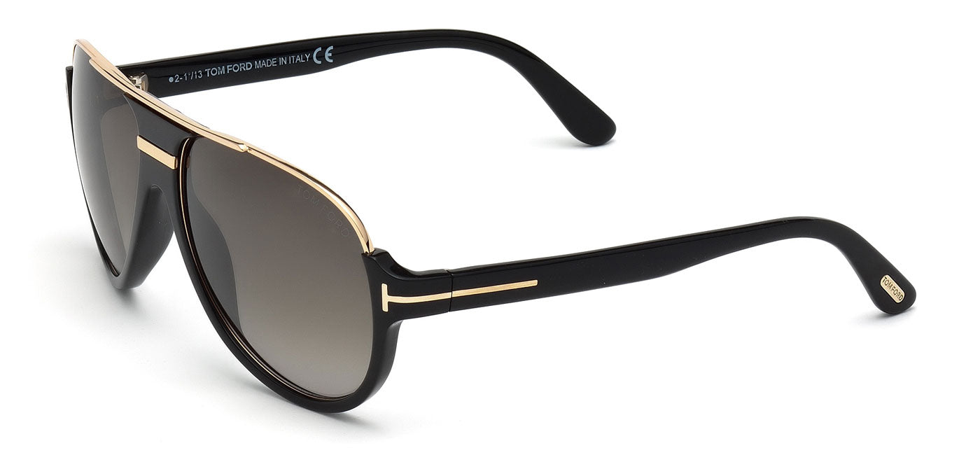 Tom Ford FT0334 Dimitry Sunglasses - Black / Green Gradient