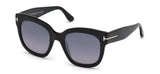 Tom Ford FT0613 Beatrix Sunglasses - Shiny Black / Smoke Mirror