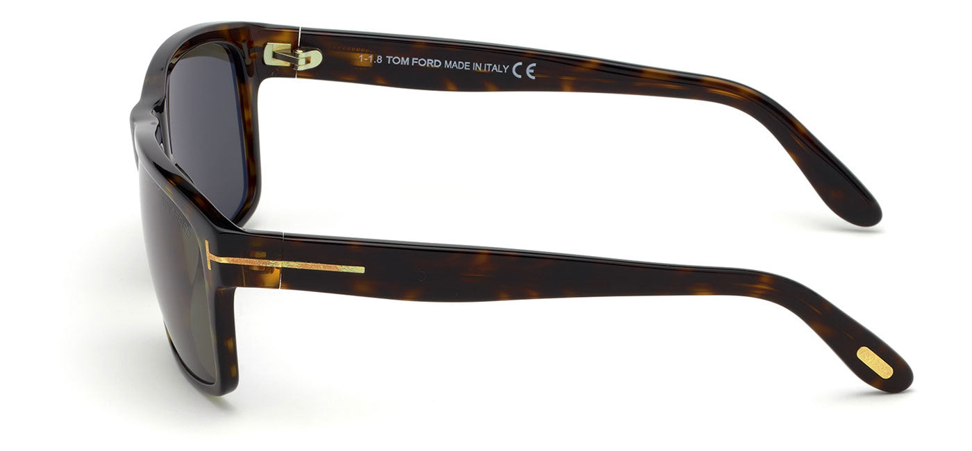 Tom Ford FT0678 August Sunglasses - Dark Havana / Green