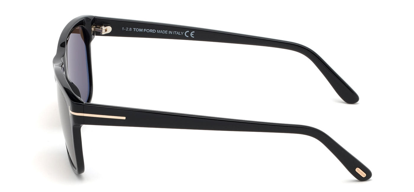 Tom Ford FT0698 Giulio Sunglasses - Black / Roviex