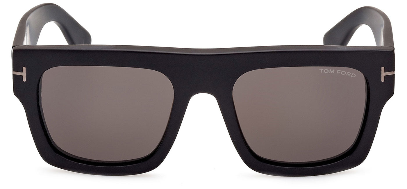 Tom Ford FT0711-N Fausto Sunglasses - Matte Black / Smoke