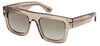Tom Ford FT0711 Fausto Sunglasses - Light Brown / Green Mirror