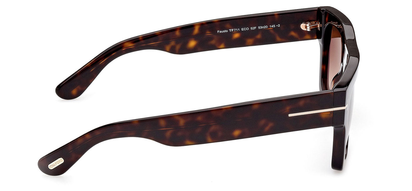 Tom Ford FT0711 Fausto Sunglasses - Dark Havana / Brown Gradient