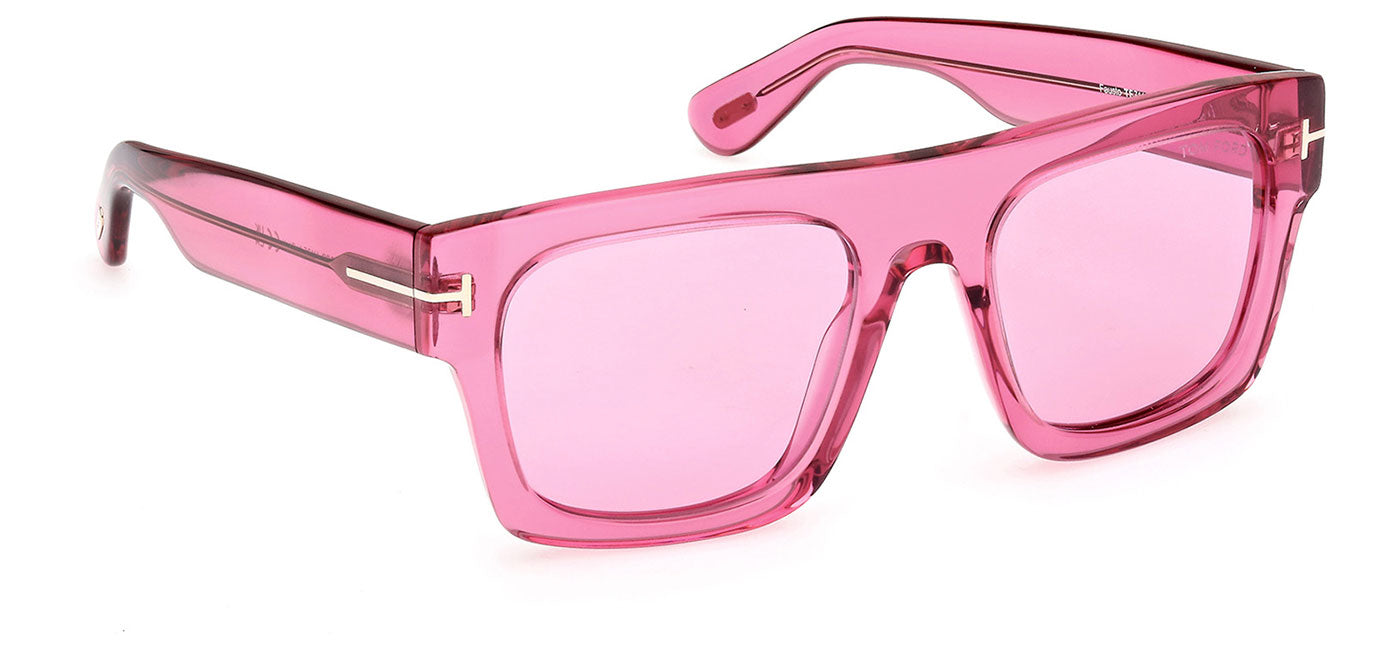 Tom Ford FT0711 Fausto Sunglasses - Shiny Fuxia / Bordeaux