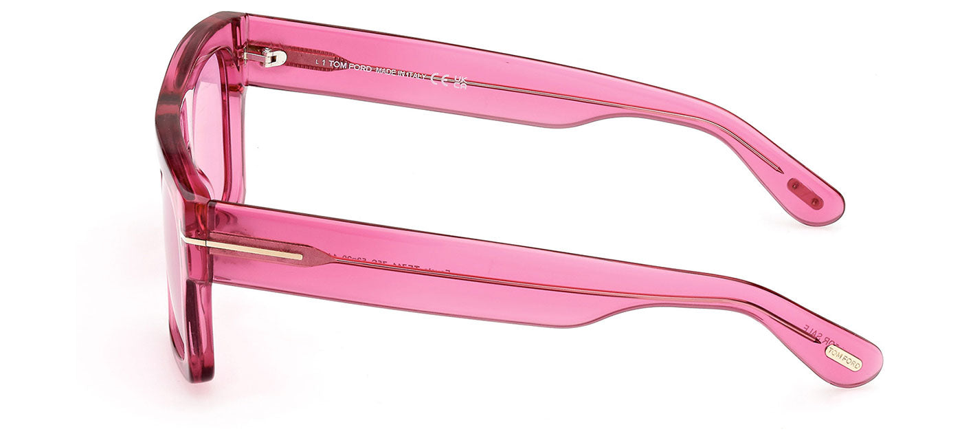 Tom Ford FT0711 Fausto Sunglasses - Shiny Fuxia / Bordeaux
