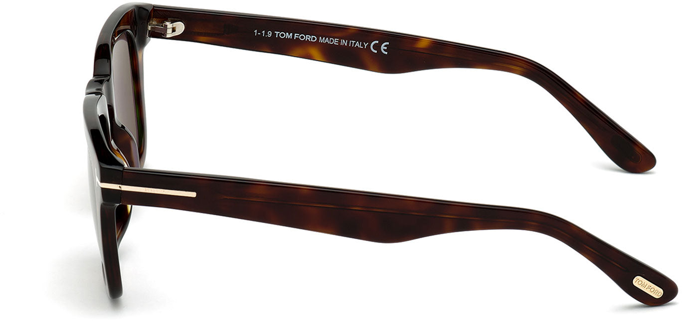 Tom Ford FT0751 Dax Sunglasses - Dark Havana / Green