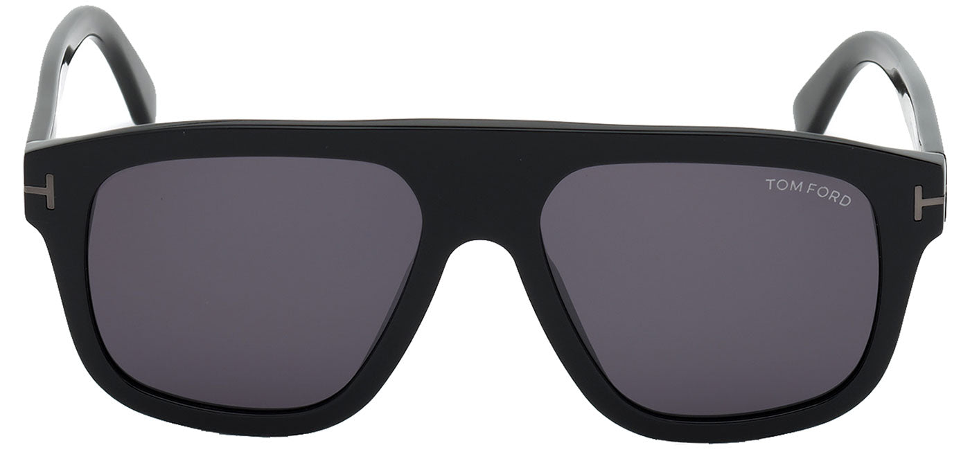 Tom Ford FT0777-N Thor Sunglasses - Shiny Black / Smoke
