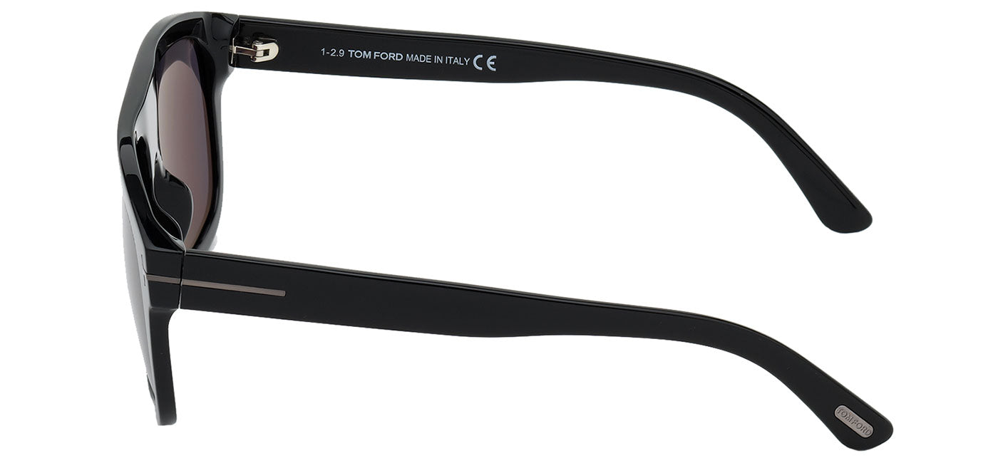 Tom Ford FT0777-N Thor Sunglasses - Shiny Black / Smoke