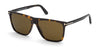 Tom Ford FT0832 Fletcher Sunglasses - Dark Havana / Roviex