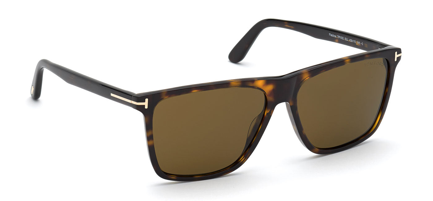 Tom Ford FT0832 Fletcher Sunglasses - Dark Havana / Roviex