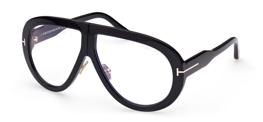 Tom Ford FT0836 Troy Glasses - Shiny Black