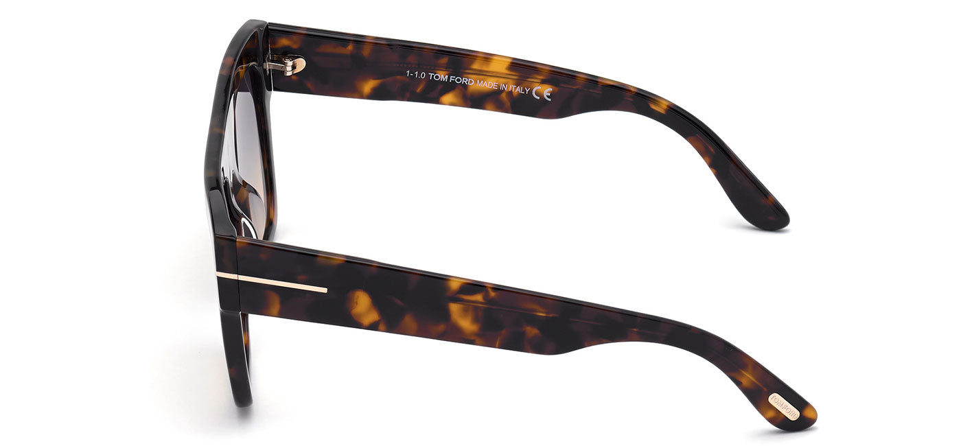 Tom Ford FT0847 Renee Sunglasses - Dark Havana / Gradient Smoke