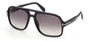 Tom Ford FT0884 Falconer Sunglasses - Shiny Black / Gradient Smoke