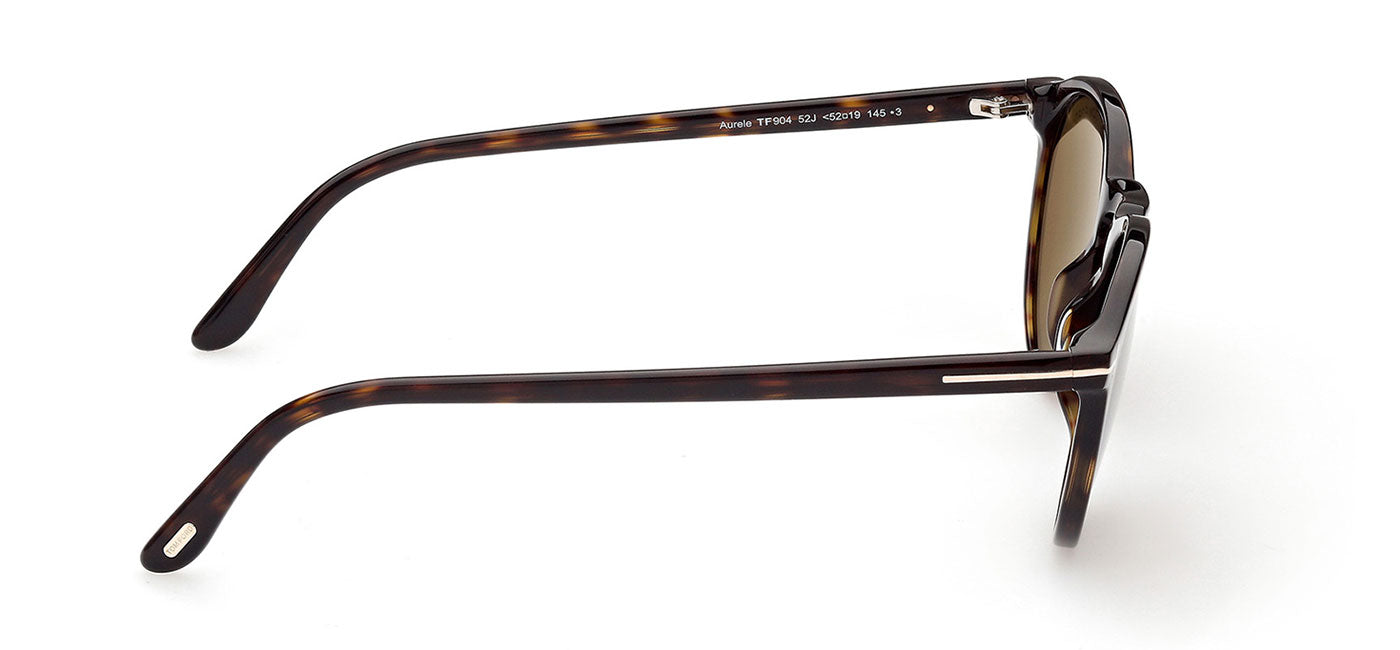 Tom Ford FT0904 Aurele Sunglasses - Dark Havana / Roviex