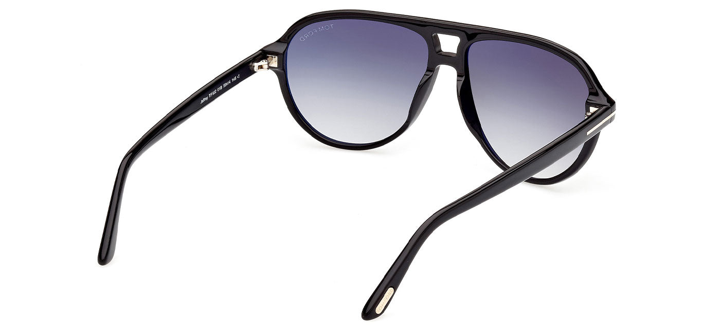 Tom Ford FT0932 Sunglasses - Shiny Black / Gradient Frey