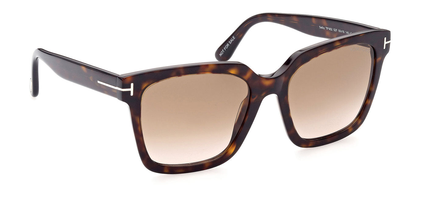Tom Ford FT0952 Selby Sunglasses - Dark Havana / Brown Gradient