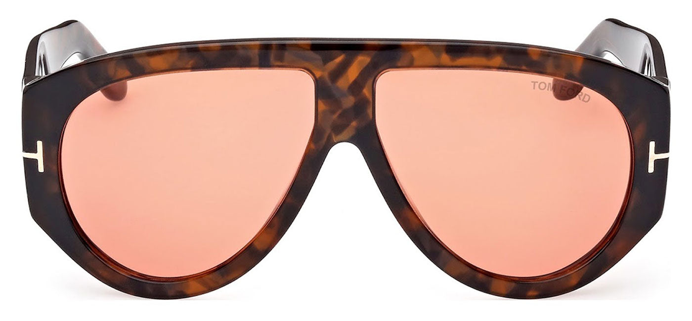 Tom Ford FT1044 Bronson Sunglasses - Coloured Havana / Bordeaux