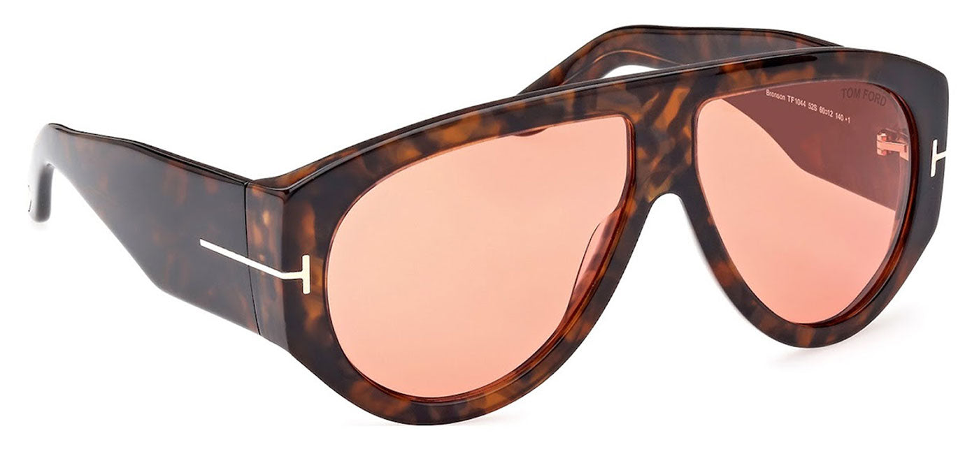 Tom Ford FT1044 Bronson Sunglasses - Coloured Havana / Bordeaux