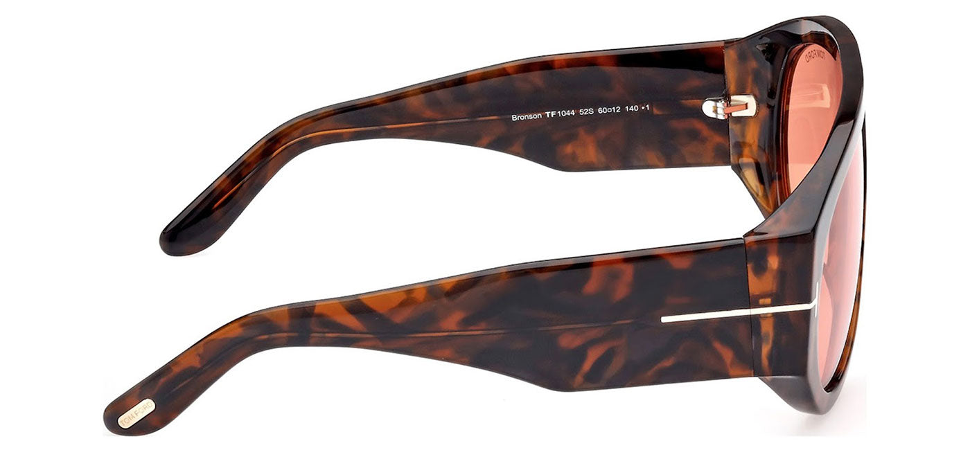 Tom Ford FT1044 Bronson Sunglasses - Coloured Havana / Bordeaux