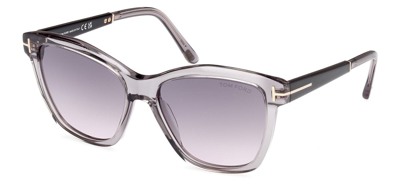 Tom Ford FT1087 Lucia Sunglasses - Grey / Smoke Gradient